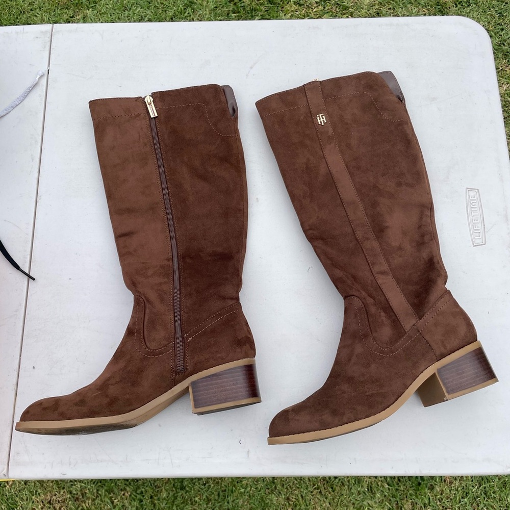 Tommy Hilfiger Knee-High Suede Boots